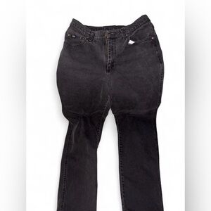 Lee Women's Black Straight Leg Jeans Size 14 Fit a bit Small